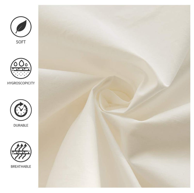 Simple&Opulence Belgian Linen Bed Skirt with Classic 16 inch Tailored Drop Dust Ruffle, Easy Fit Breathable Premium Natural Flax- Pleated White, Queen - Image 5